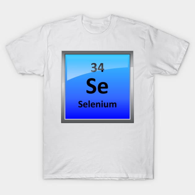 Selenium Element Symbol - Periodic Table T-Shirt by sciencenotes